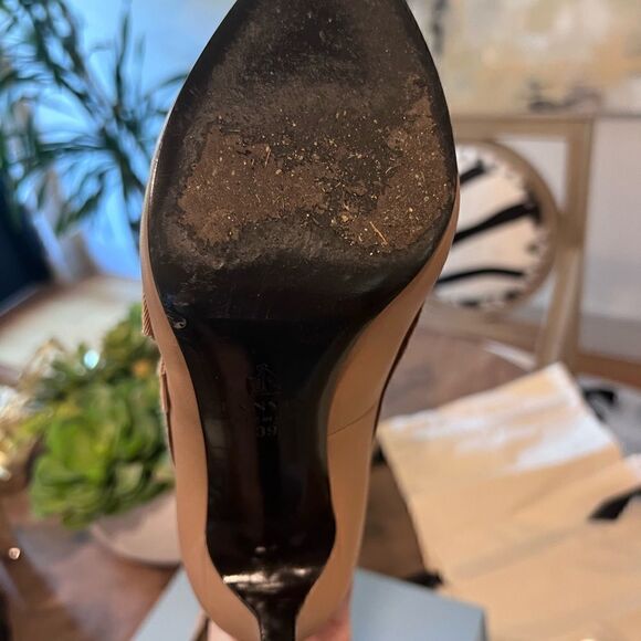 Lanvin  grograin trim heels excellent condition size 9 - Picture 10 of 15
